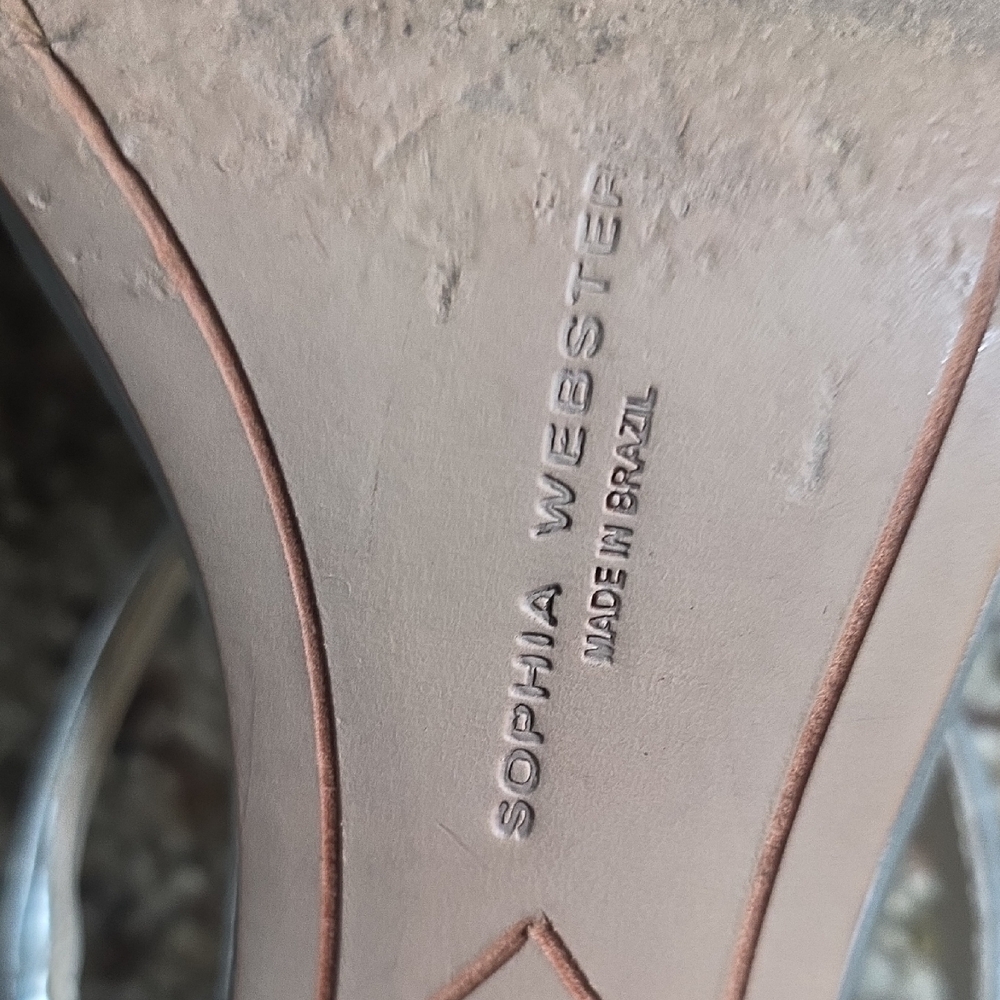 Sophia Webster Silver Sandals with Strappy Design - Picture 11 of 13